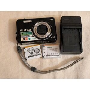 Fujifilm FinePix J100 Digital Camera Black 10 Megapixel 5x Optical Zoom Working